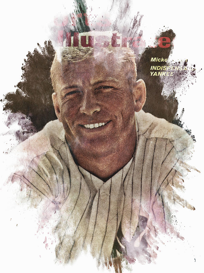 New York Yankees Mickey Mantle Sports Illustrated Cover Art Print