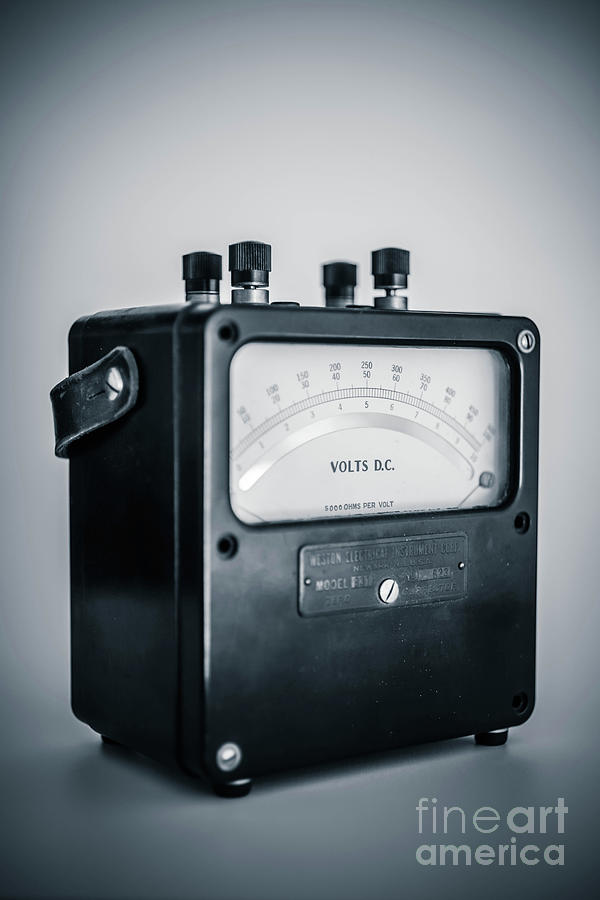 Vintage Electric Meter #1 Photograph by Edward Fielding