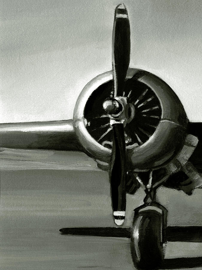 Transportation Painting - Vintage Flight I #1 by Ethan Harper