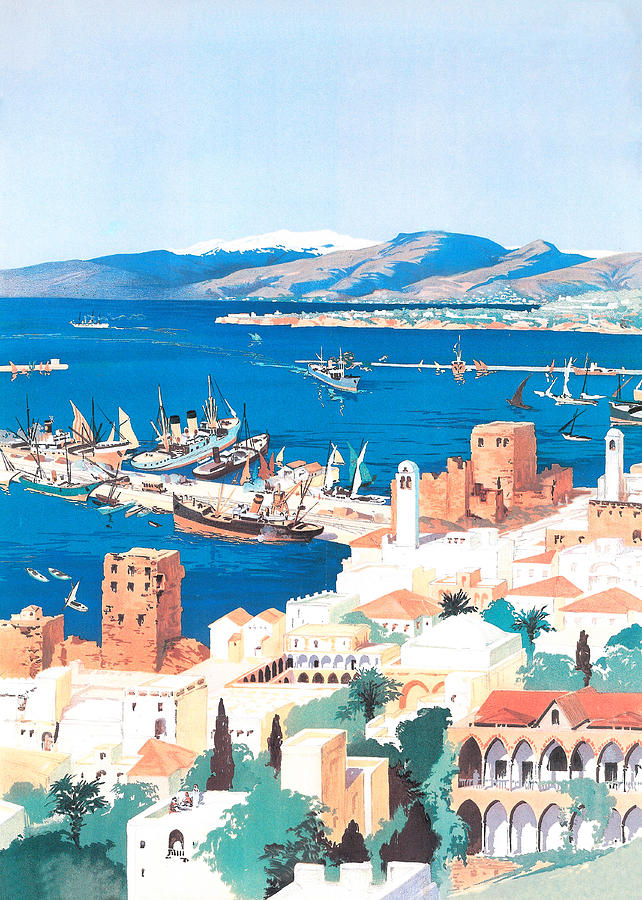 Vintage Lebanon Port Photograph
