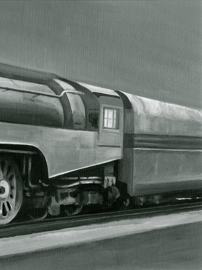 Transportation Painting - Vintage Locomotive IIi by Ethan Harper