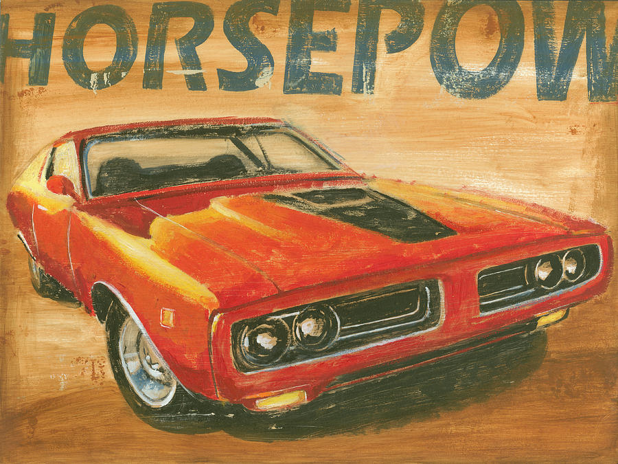 Transportation Painting - Vintage Muscle I #1 by Ethan Harper