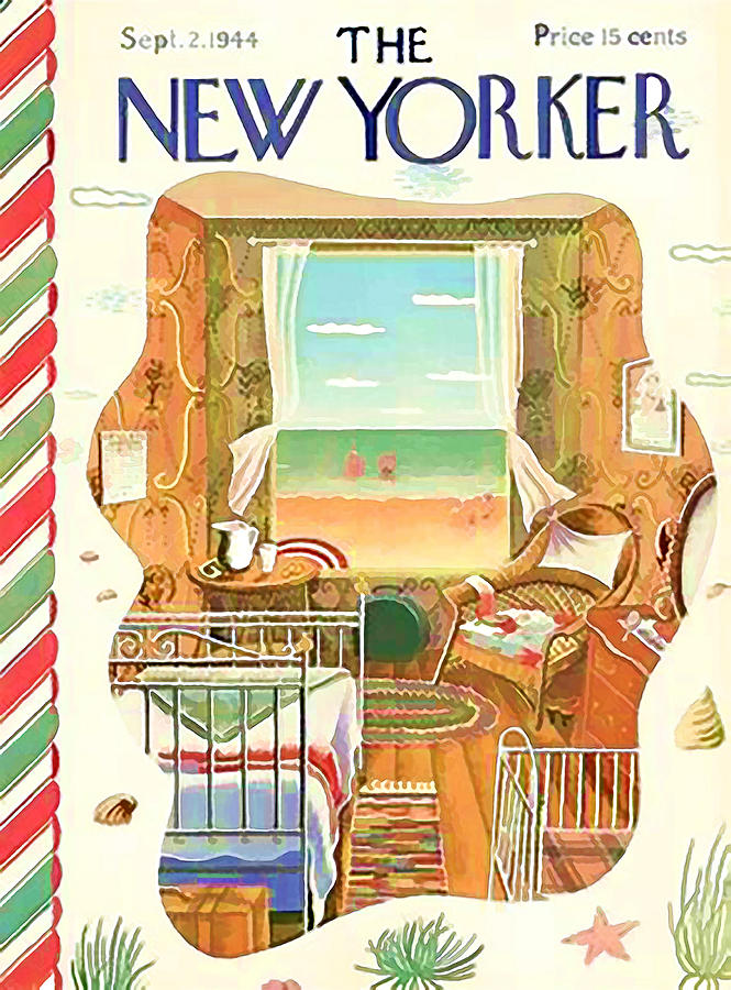 Magazine Cover Digital Art - Vintage New Yorker Cover - Circa 1944 #1 by Marlene Watson