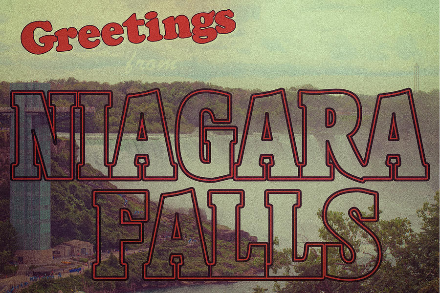 Vintage Niagara Falls Postcard #1 Photograph by Deborah Ritch