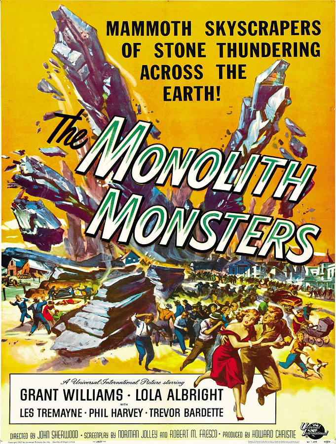 Vintage poster - The Monolith Monsters Painting by Vintage Images ...