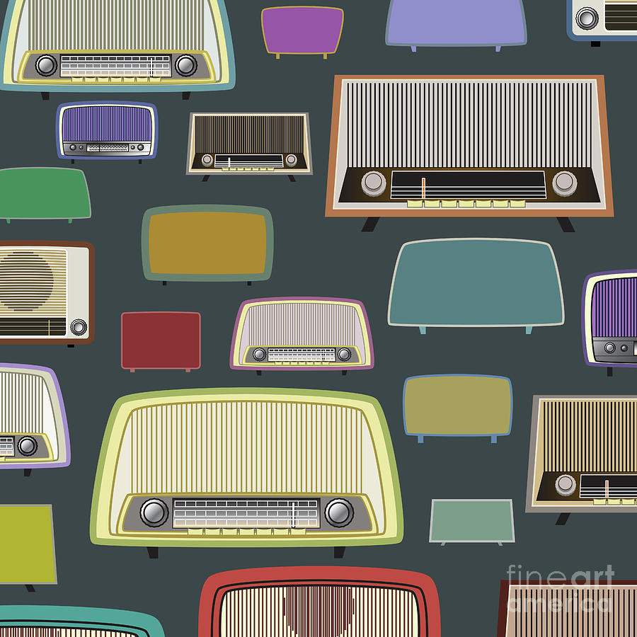 vintage radio by ATIKETTA SANGASAENG vintage radio by ATIKETTA SANGASAENG