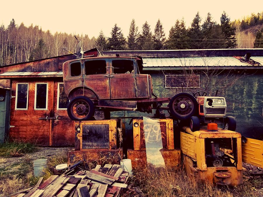 Vintage Photograph - Vintage Truck #1 by Jen Clarke
