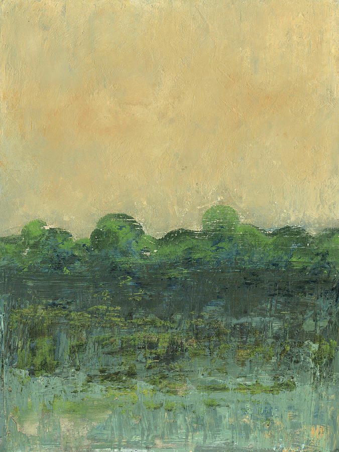 Viridian Marsh II #1 Painting by J. Holland