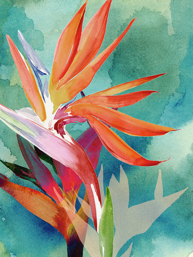 Vivid Birds Of Paradise II #1 Painting by Jennifer Paxton Parker - Fine ...