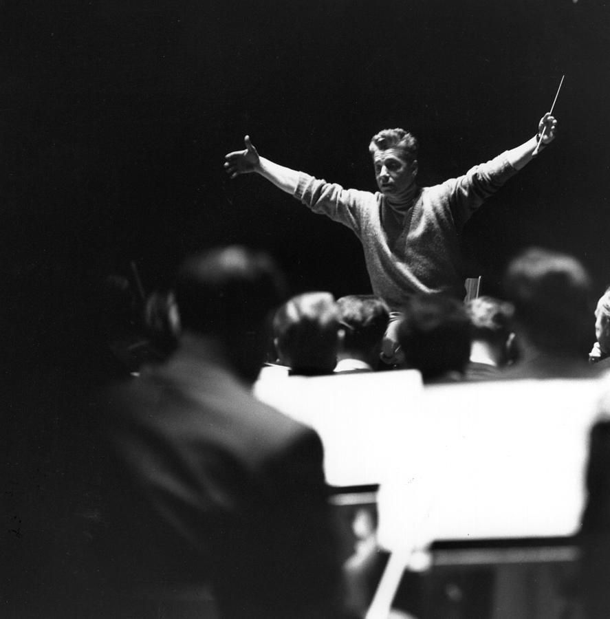 Von Karajan #1 Photograph by Erich Auerbach