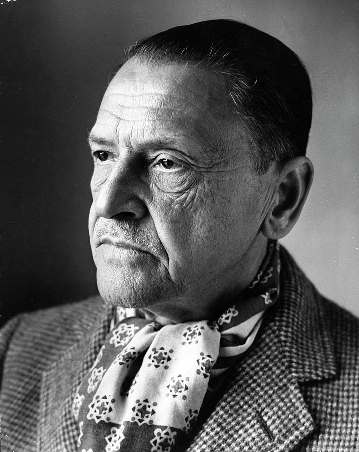 Portrait Photograph - W. Somerset Maugham #1 by Alfred Eisenstaedt