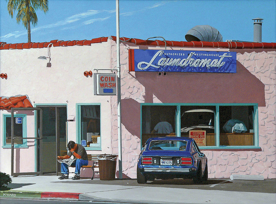 Waiting for the Laundry #1 Painting by Michael Ward