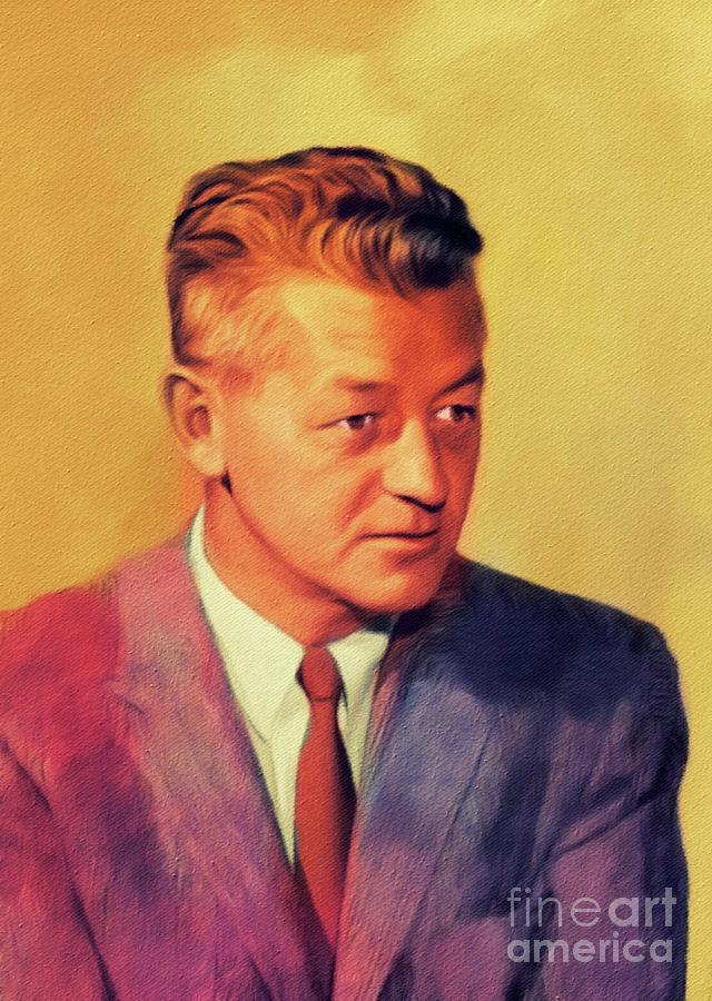 Wallace Stegner, Literary Legend #1 Painting by Esoterica Art Agency