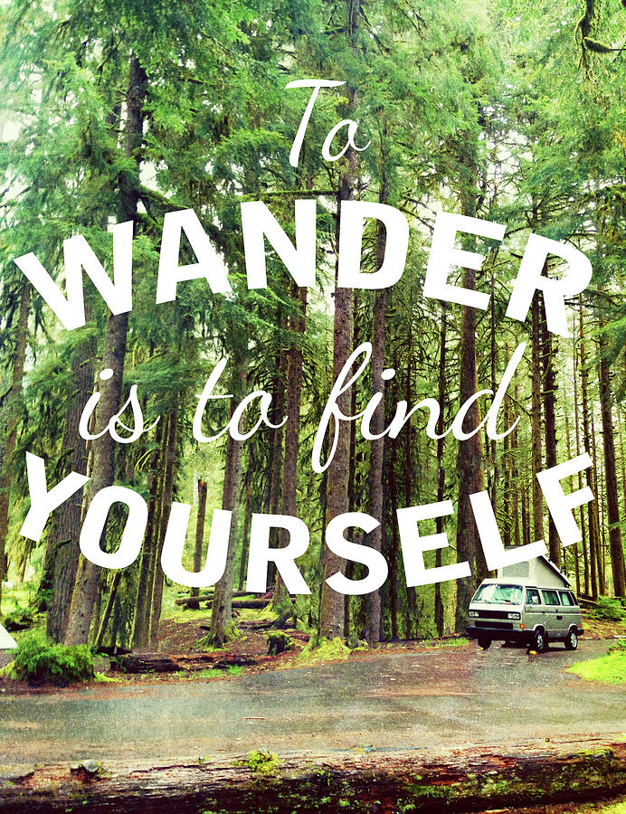 Wander Digital Art - Wandering To Find Yourself #1 by Kali Wilson
