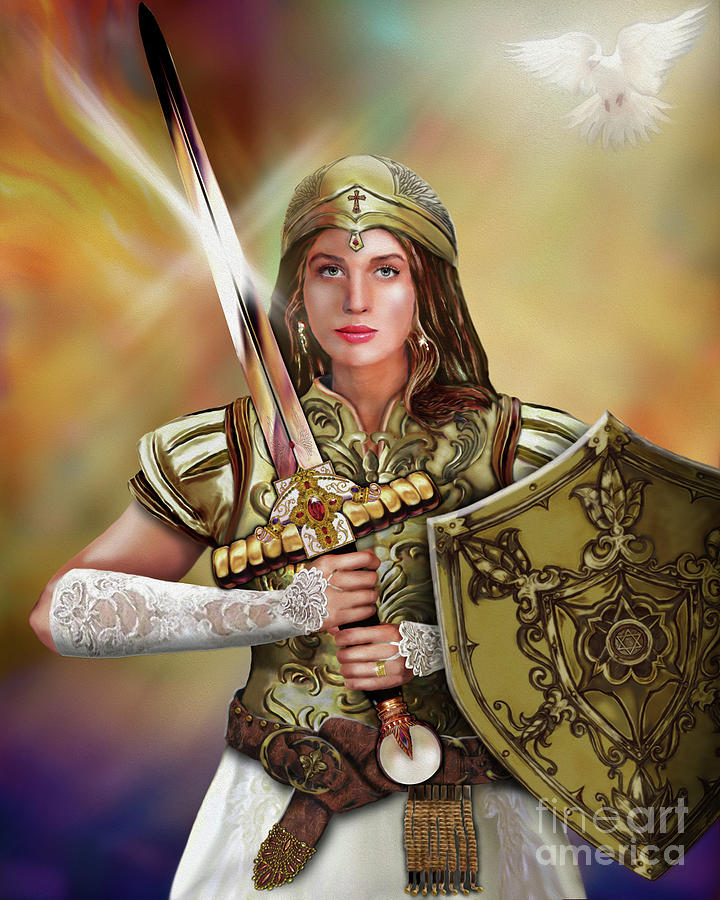 Warrior Bride Of Christ #2 Painting by Todd L Thomas