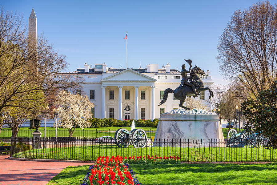 Landscape Photograph - Washington, Dc At The White House #1 by Sean Pavone