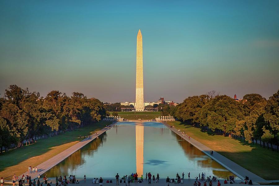 Architecture Digital Art - Washington Monument, Washington Dc #1 by Claudia Uripos
