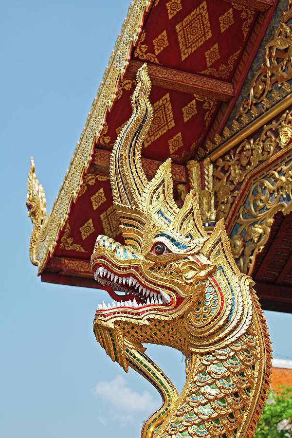 Wat Phra Singh Temple, Chiang Mai #1 Photograph by John W Banagan