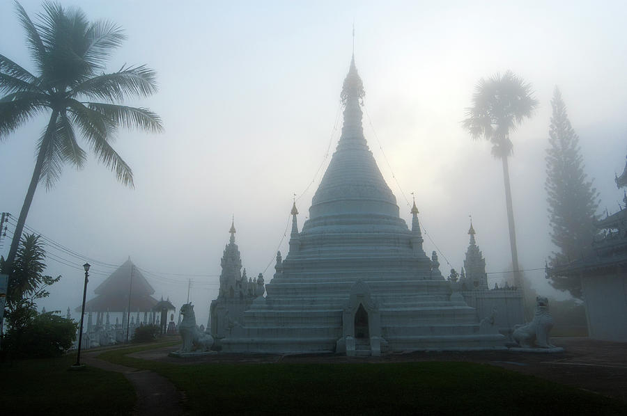 Wat Phra That Doi Kong Mu, Chedis #1 Photograph by John Elk