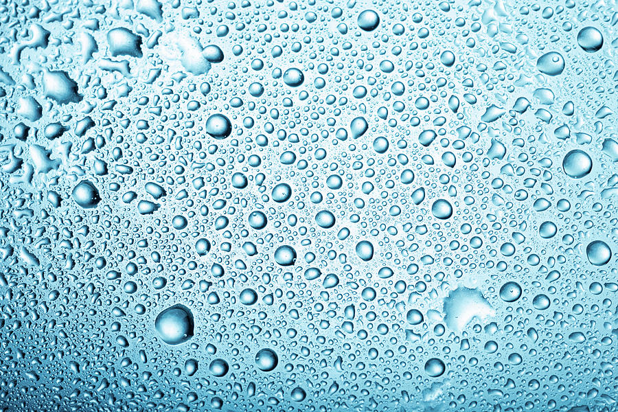 Water Drops Background #1 Photograph by Ultramarinfoto - Fine Art America