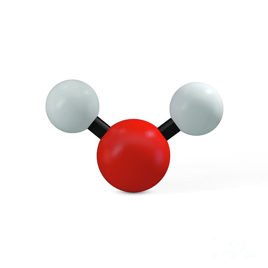 h2o molecule 3d