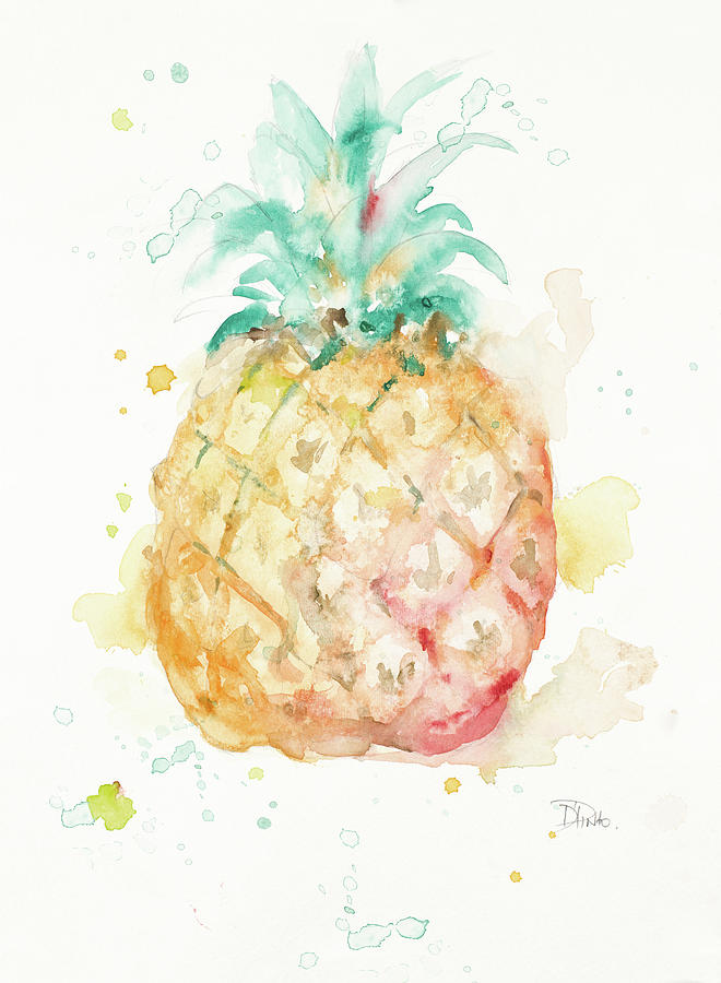 Pineapple Painting - Water Pineapple #1 by Patricia Pinto