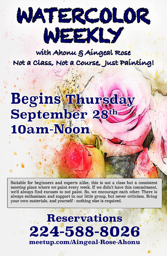 Watercolor Weekly by AHONU Watercolor Weekly by AHONU