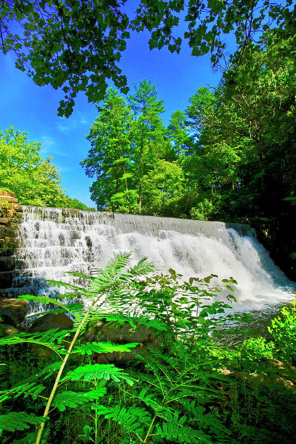 Waterfall Over Weir Dam Blue Ridge Parkway Virginia by The American Shutterbug Society Waterfall Over Weir Dam Blue Ridge Parkway Virginia by The American Shutterbug Society