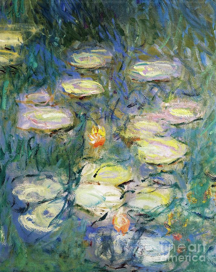 Waterlilies By Monet Painting by Claude Monet