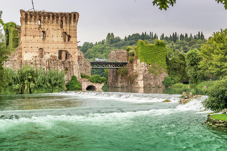 Waters and ancient buildings of Italian medieval village #1 Photograph by Vivida Photo PC