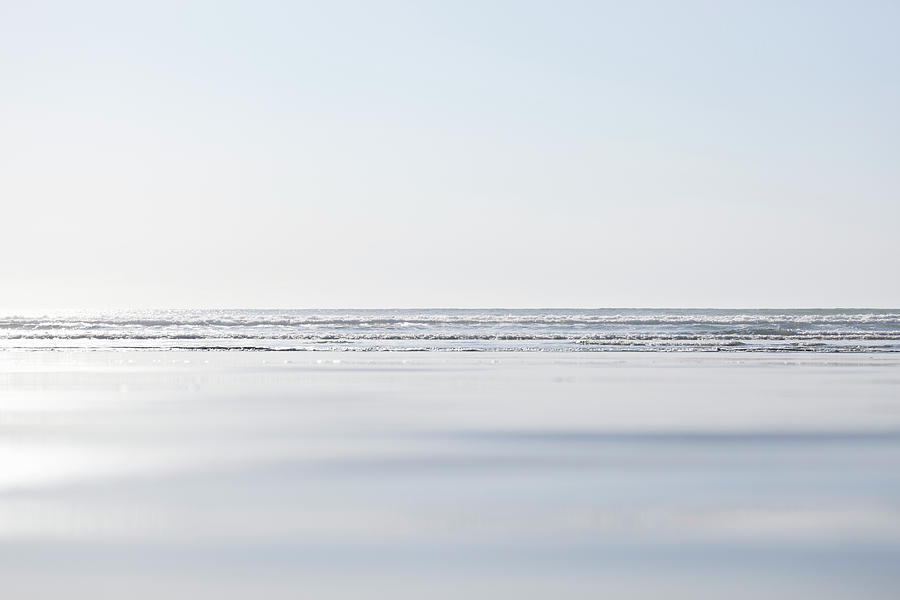 Waves Washing Into A Beach #1 Photograph by Steven Errico
