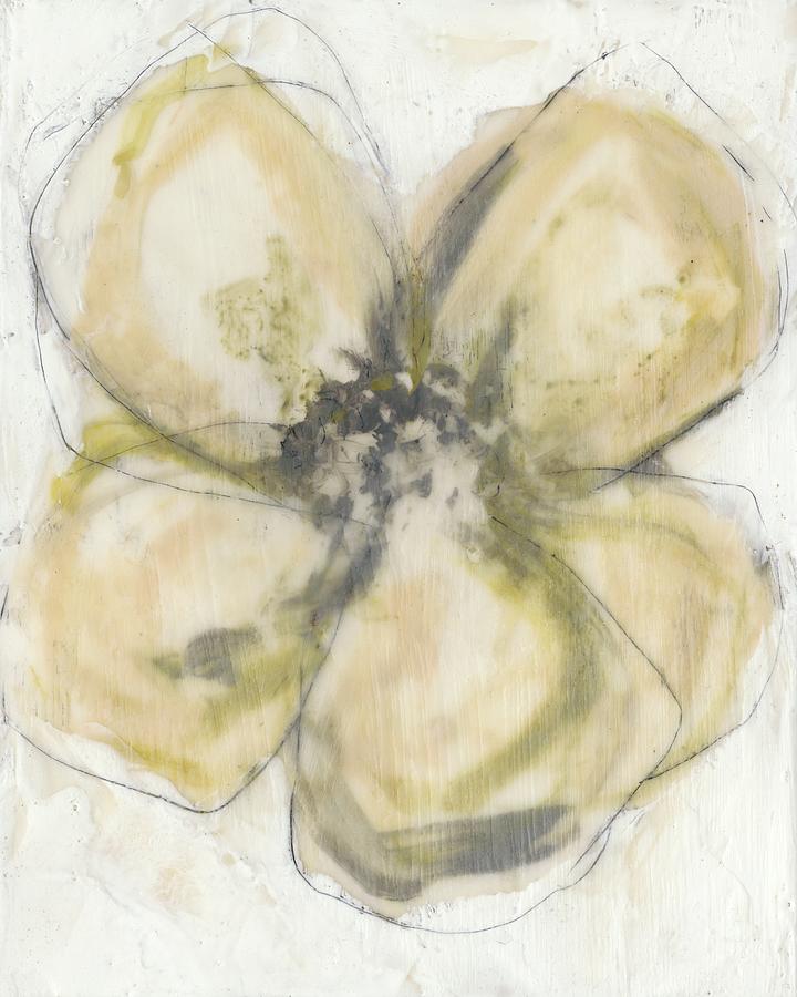 Flower Painting - Waxen Petals II #1 by Jennifer Goldberger