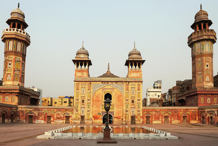 Wazir Khan Mosque At Sunset, Lahore Photograph By Alex Linghorn