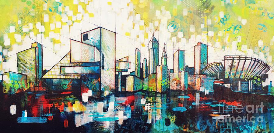 Cleveland Painting - We Built This City #1 by Christopher Triner