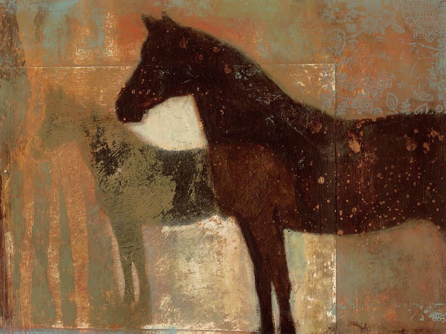 Animal Painting - Weathered Equine II #1 by Norman Wyatt