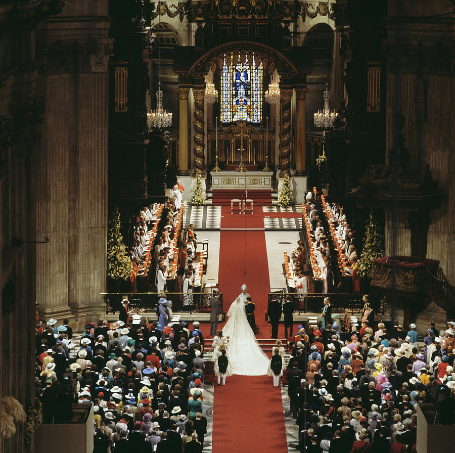 Wedding Of Charles And Diana #1 Photograph by Fox Photos