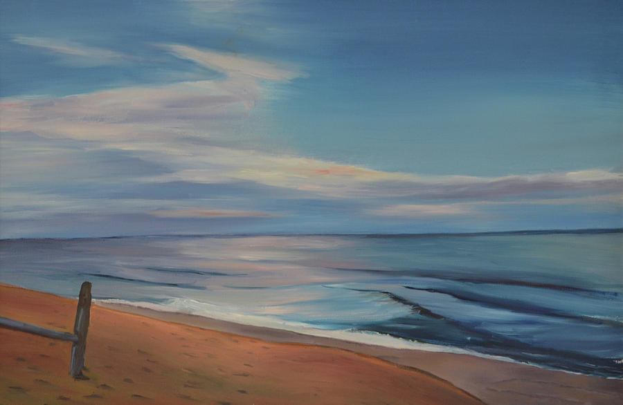 Wellfleet Beach #1 Painting by Beth Riso