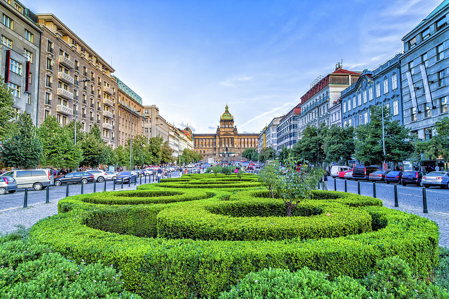 Wenceslas Square in Prague #1 Photograph by Vivida Photo PC