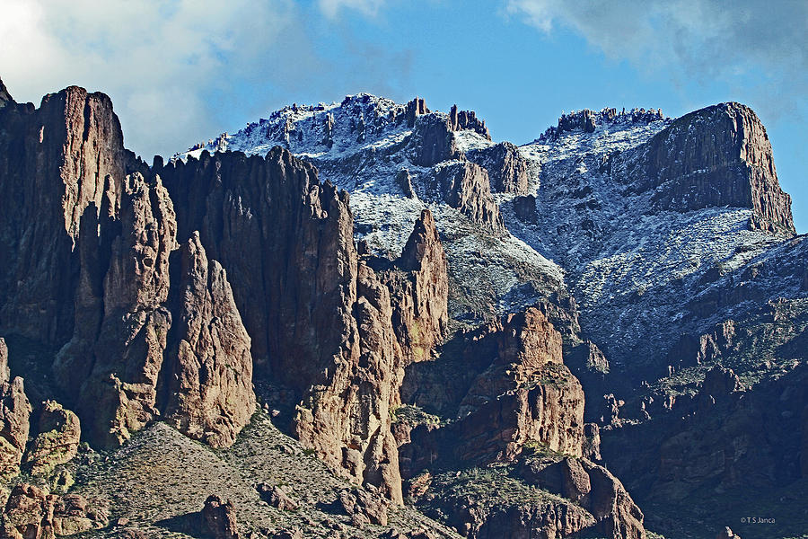 West End Of The Superstition Mountains #1 Digital Art by Tom Janca
