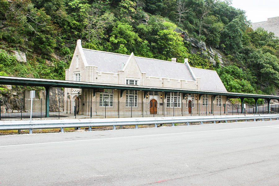 West Point Train Station Photograph by William E Rogers - Pixels