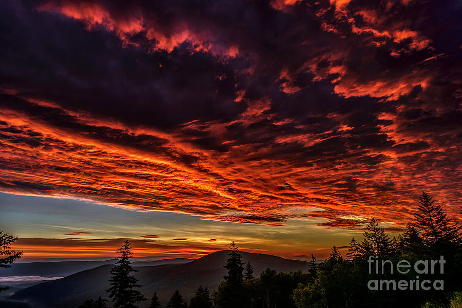 West Virginia Mountain Sunrise #1 Photograph by Thomas R Fletcher