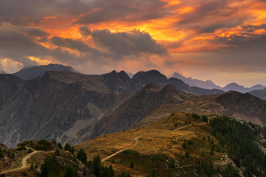 Western Alps #1 Photograph by Paolo Bolla
