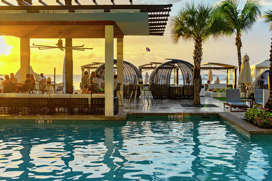 Westin Resort & Spa, Cayman Is #1 Digital Art by Angela Pagano
