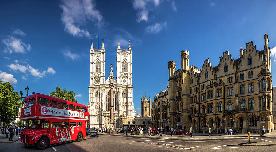 Architecture Digital Art - Westminster Abbey, London #1 by Alessandro Saffo