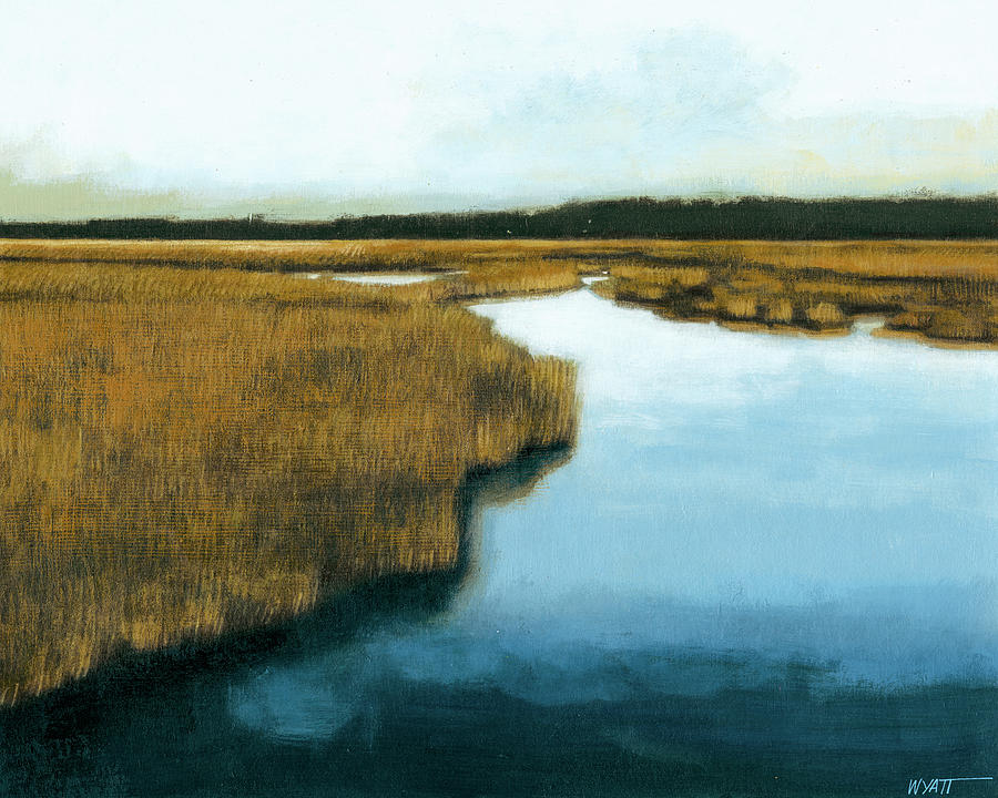 Landscape Painting - Wet Lands I #1 by Norman Wyatt