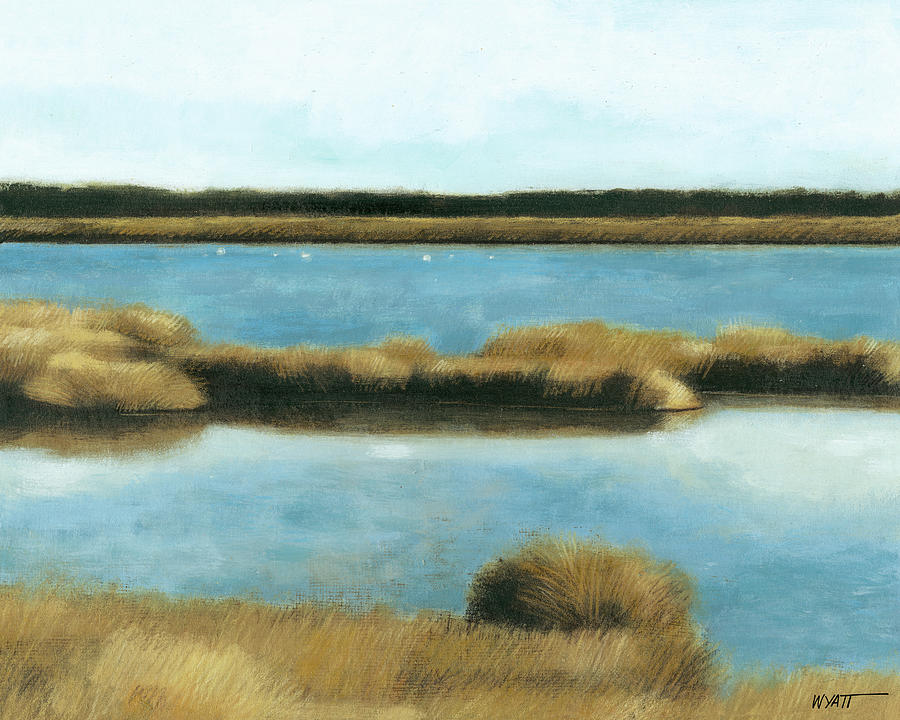 Landscape Painting - Wet Lands II #1 by Norman Wyatt