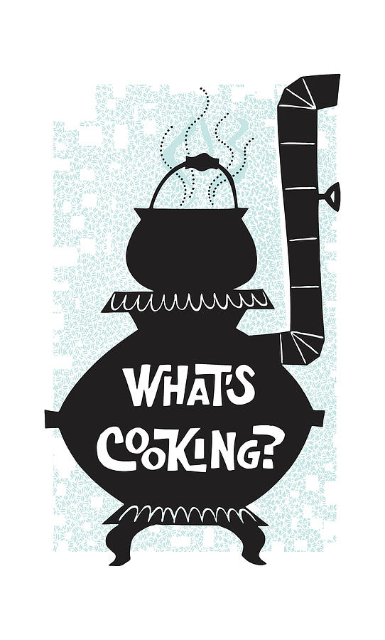Vintage Drawing - Whats Cooking? #1 by CSA Images