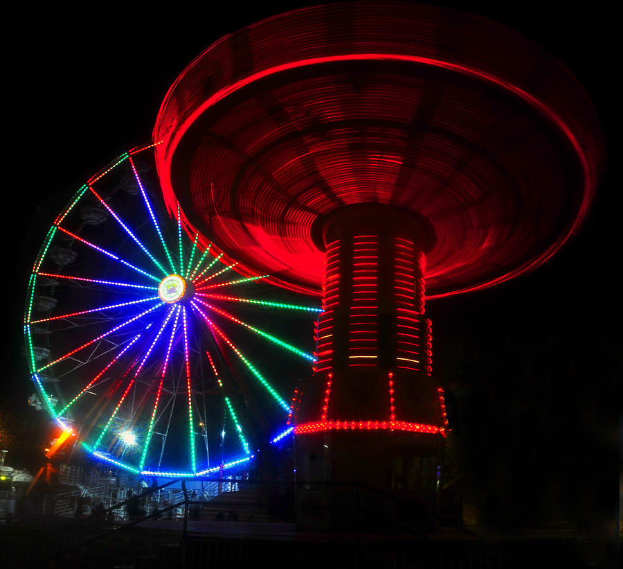 Ferris Wheel Photograph - Wheels of wonder #1 by David Lee Thompson