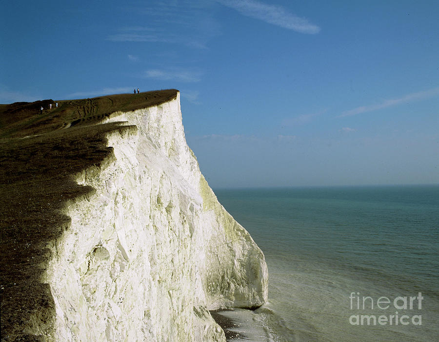 White Chalk Cliffs At Beachy Head #1 Photograph by John Mead/science Photo Library