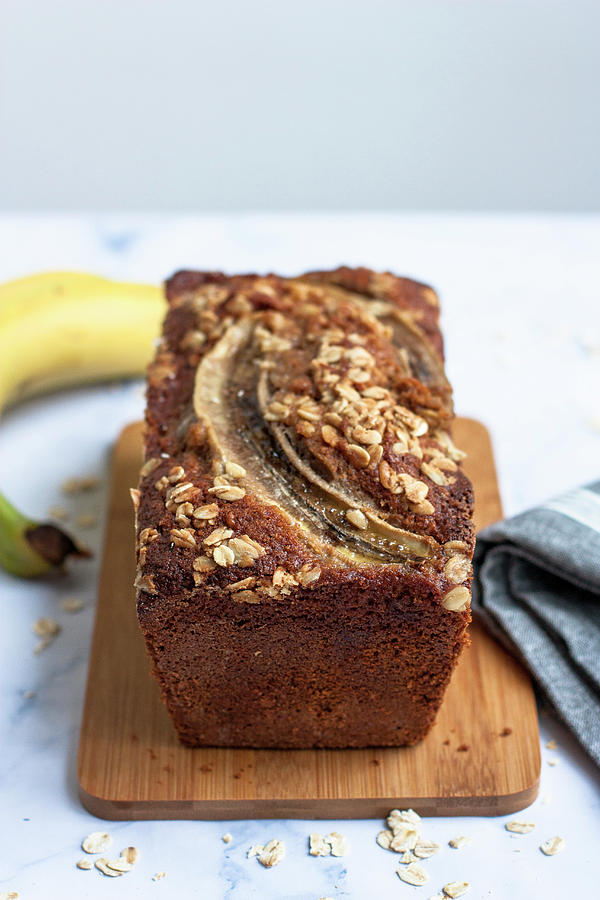 Whole Meal Banana Bread With Oats #1 Photograph by Cau De Sucre